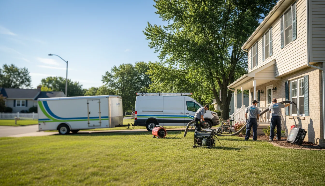 Flooded Basement Restoration And Cleanup With Repair in Mccook, NE near me